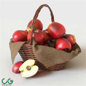 red apples